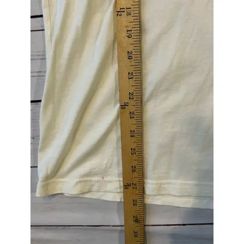 Lymbo Clothing Austin Graphic Tee Handpainted Cream Unisex Size Large