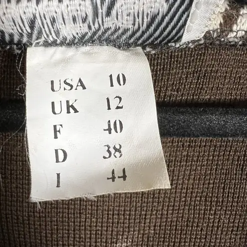 Vintage Altra Made In Italy MerinoWool Sweater & Skirt Set Brown Women’s Size 10