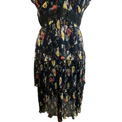 Foxiedox Anthropologie Flora Embroidered Floral Sheath Dress