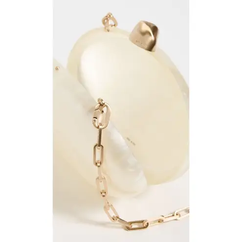 Cult Gaia Eviana Clutch in Ivory New with Box Womens Shoulder Bag Clutch