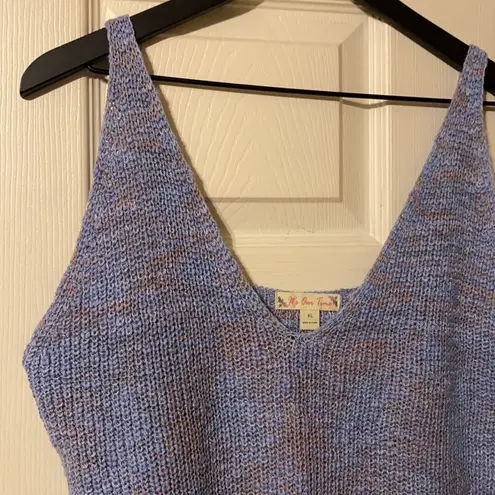 it's our time It’s Our Time woven knit scalloped edge tank