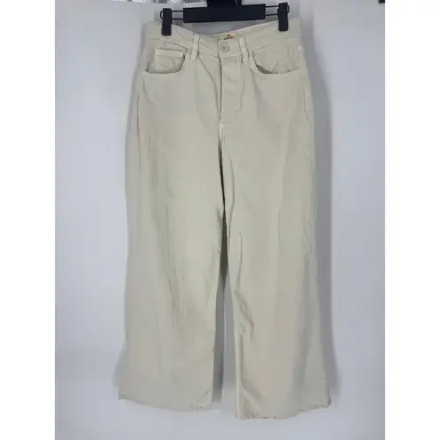 Marine layer Charlie Wide Leg Pant in Ecru