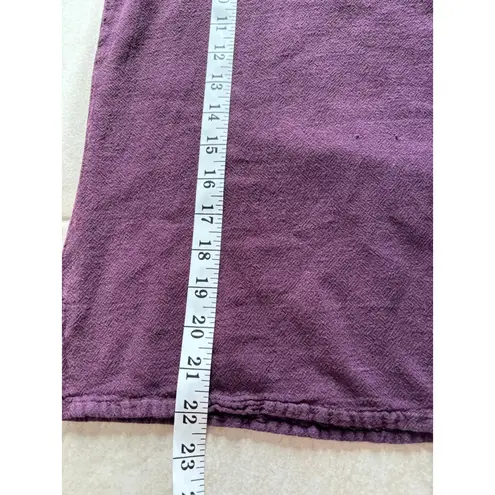 Oh My Gauze Tank Top Womens Small Purple 100% Cotton USA Minimalist Capsule