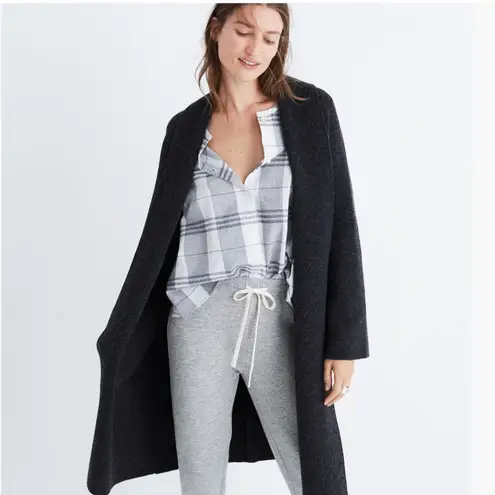Madewell  Rivington Sweater Coat Merino Wool Womens XS Dark Gray