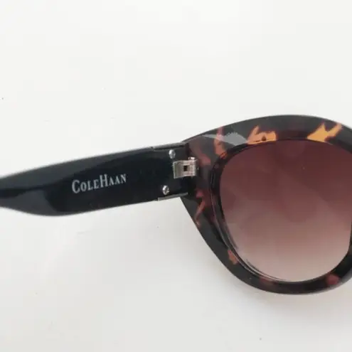 Cole Haan Cat Eye Tortoise Shell Sunglasses Brown Tan Dark Lens Non Prescription