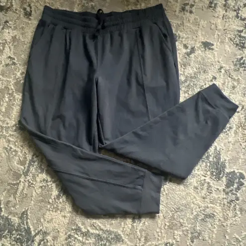 Mondetta NWOT Performance Luxury Joggers Steel Blue Drawstring Fleece XL Pkts EC