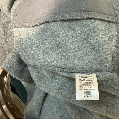 Caslon Poncho Sweater Fleece Dark Gray Size XS/Small