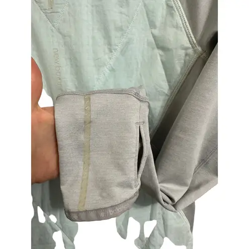 New Balance  women's aqua windbreaker jacket‎ Small