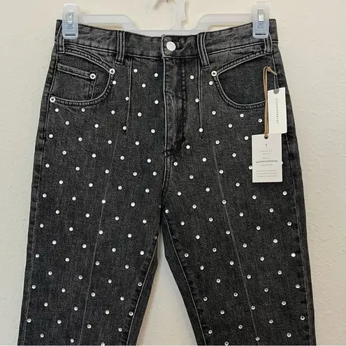 Anthropologie  Pilcro and the Letterpress Beaded High Rise Slim Jeans NEW Size 27