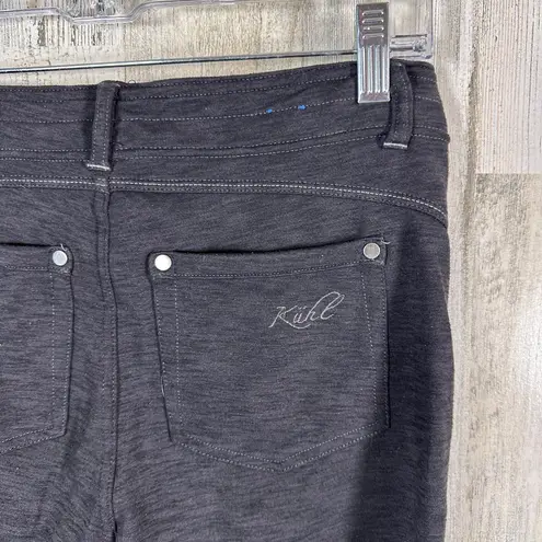 Kuhl Athletic Pants 8 | Heather Charcoal | Straight Leg | Soft Cotton | MSRP $89