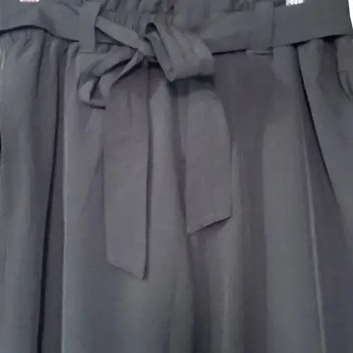 32 Degrees Heat 32 Degrees Black Paper Bag High Waist Trousers