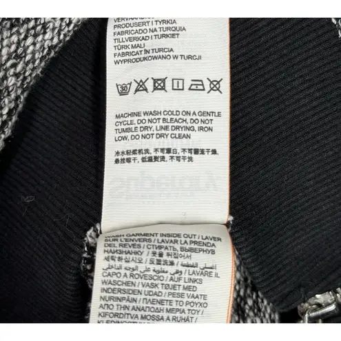 Superdry Dress Womens Medium Black Gray Cut & Sew Sweatshirt Dress Streetwear