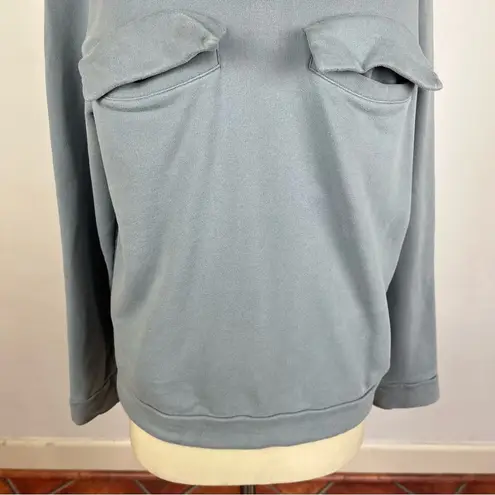 COS  Grey Breast Pocket Hoodie