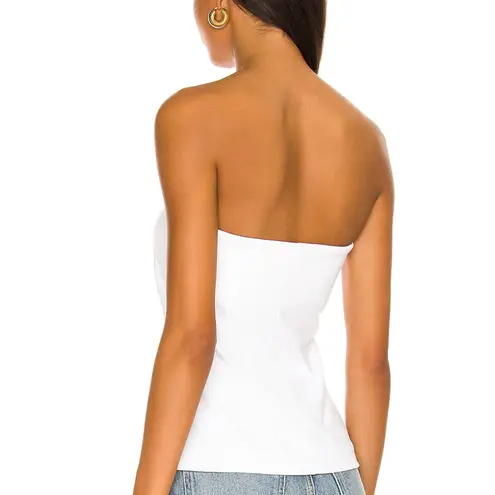 525 America  White Tube Top LARGE Long Strapless Bodycon Bandeau Revolve $68 NEW