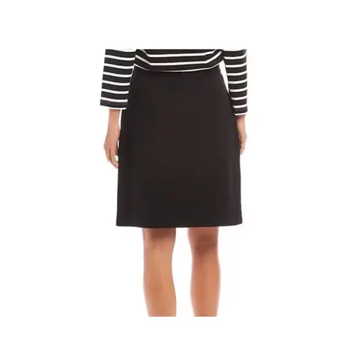 Karen Kane A-Line Cargo Skirt Black Size 16 NWT