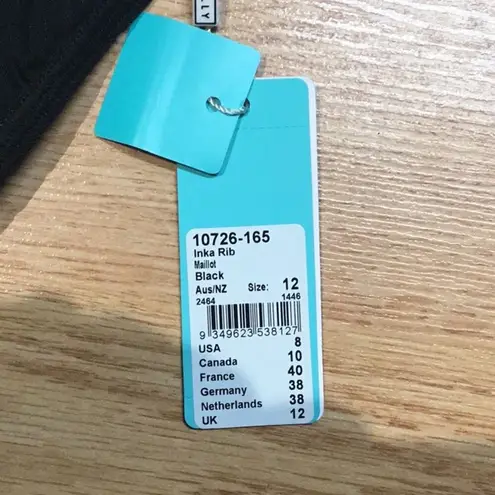 Seafolly NWT Inka Rib Maillot Swimsuit