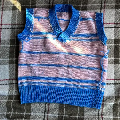 Handmade knitted holiday top Multiple