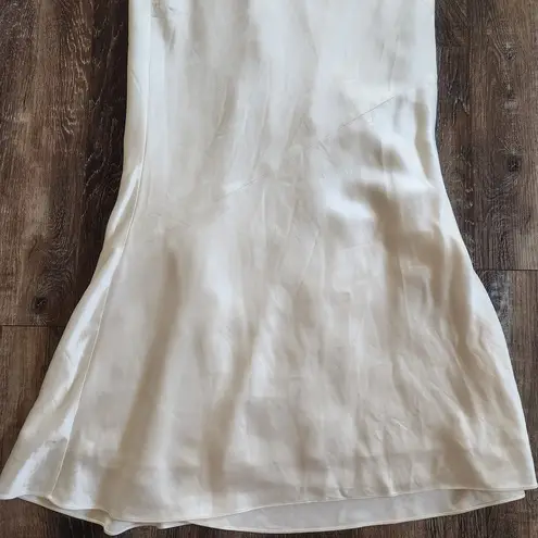 Retrofête Retrofete Marcia Dress in White Size Medium Sleeveless Maxi Slip NWT