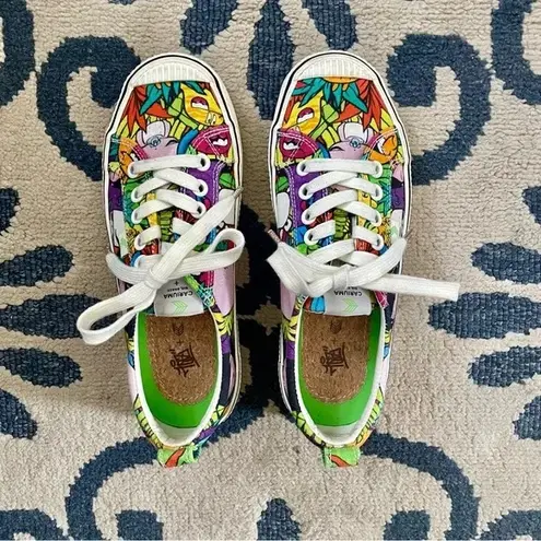 Cariuma Footwear Cariuma OCA Low-Top Toz Canvas Sneaker | Size W5 | Rainbow/multicolored 🌈