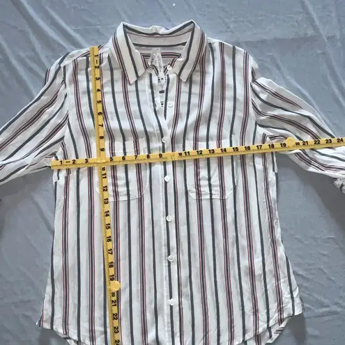 Liverpool Striped Button-Up Women's Top