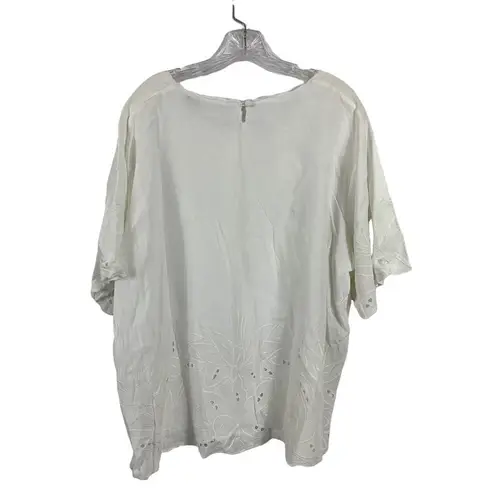 Delin Collection Women's All White Top & Skirt Set Size 2X