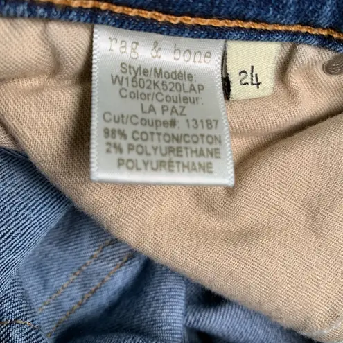 Rag and Bone  size 24 skinny denim ankle length blue jeans