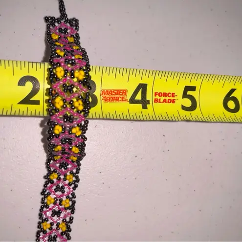 Handmade Seed Bead Beaded Tribal Bracelet