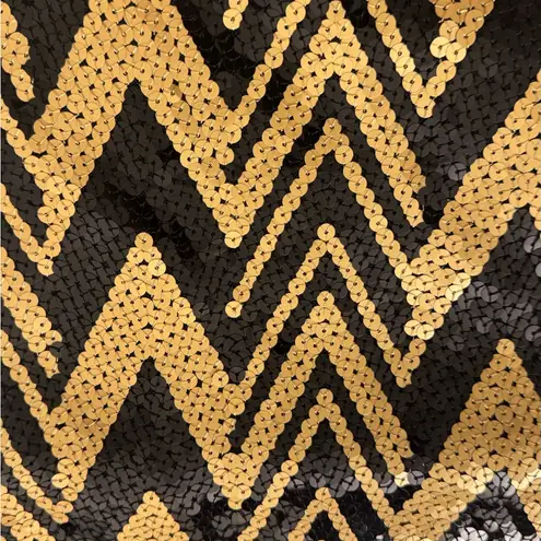 Ark & Co. Black and Gold Sequin Mini Dress