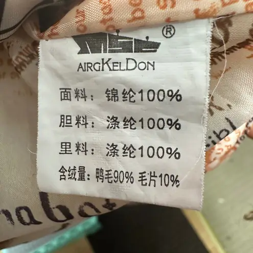 Down Long Coat Red Puffer Parka Jacket