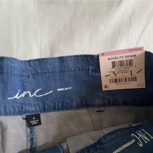 INC  Denim High Waisted Shorts - Image 4