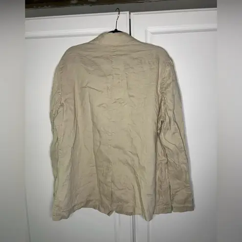 Quince 100% European Linen Blazer Driftwood