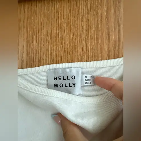 Hello Molly  White Top