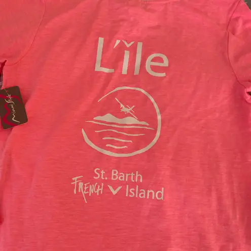 Hot Miami Styles love this product Neon Pink & White Split-Hem Varsity Stripe Hoodie - Women