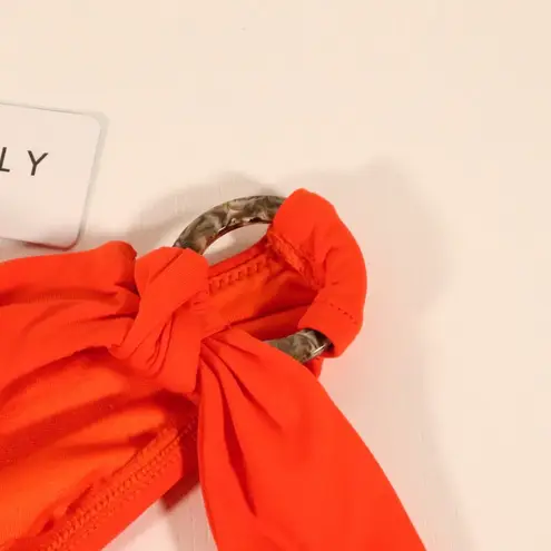 Seafolly NWT Active Ring Side Hipster in Tangelo