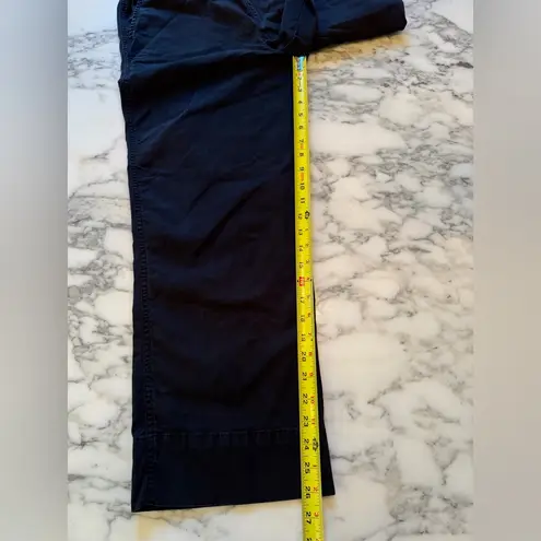 Quince NWOT Women Organic Cotton Straight Wide Leg Pants - Black Sz 6