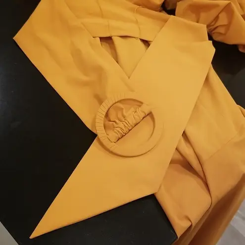 Sachin + Babi ๐๐ Layla Dress ~ Puff Sleeve Gown Desert 6 NWT