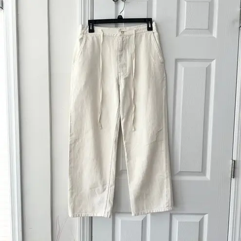 The Great The Shipmate Pant Women’s Size 1 US Small Cream Straight Leg High-Rise