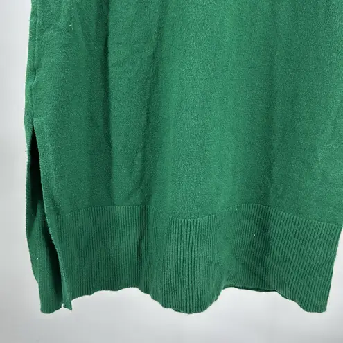 Free Assembly green mock neck midi sweater dress XL soft holiday winter modest
