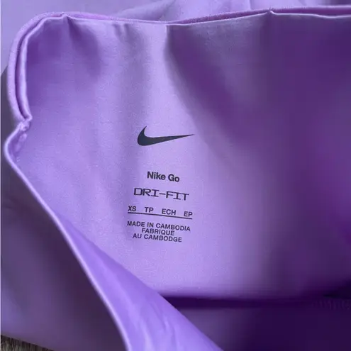 Nike NWT  Go Women's Firm-Support High-Waisted 8" Biker Shorts with Pockets XS