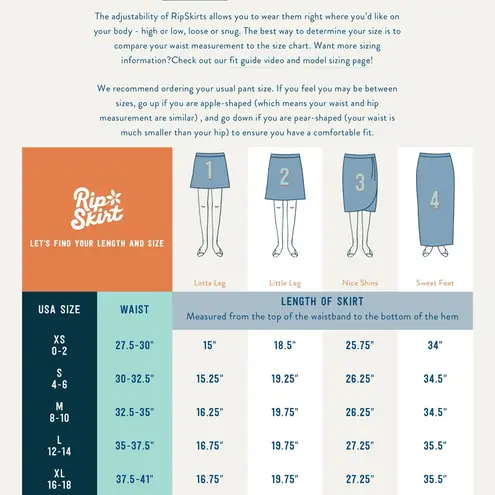 Ripskirt Hawaii Length 2 Large NWOT Blue Size undefined