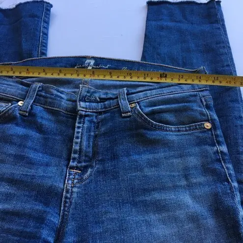 7 For All Mankind 7 For All‎ Mankind Denim Cropped Ankle Jeans Sz 26
