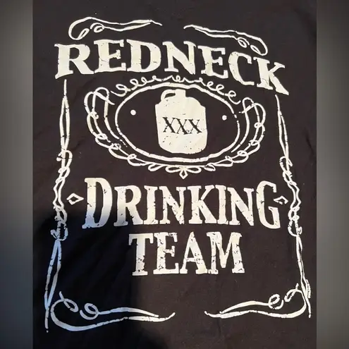 Tultex | ladies Redneck Drinking Team t-shirt. Side: L.