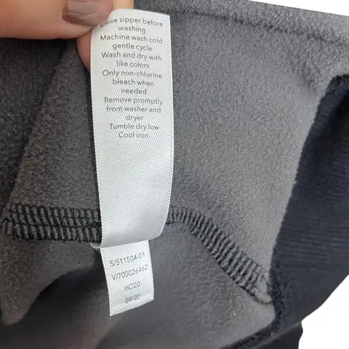 Athleta  Triumph Full Zip Sweatshirt Hoodie Jacket 511504 Black Camo Women’s Sz M