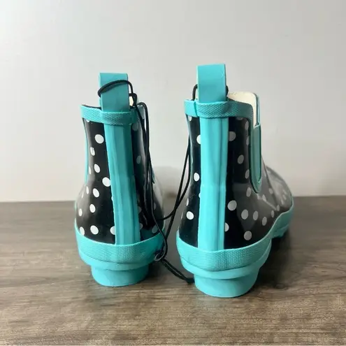 Gardenline Women's Teal and Black Boot Size 10 #B1301