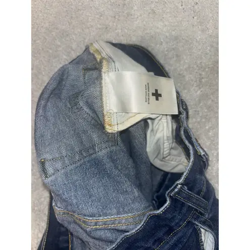 imogene And willie + virginia jeans Size 27 Reg Dark Wash Fray Raw Hem Blue