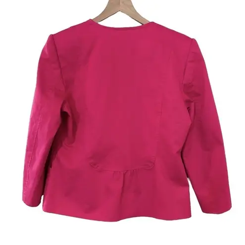 Oscar de la Renta Women's Vintage pink suit blazer jacket size 10