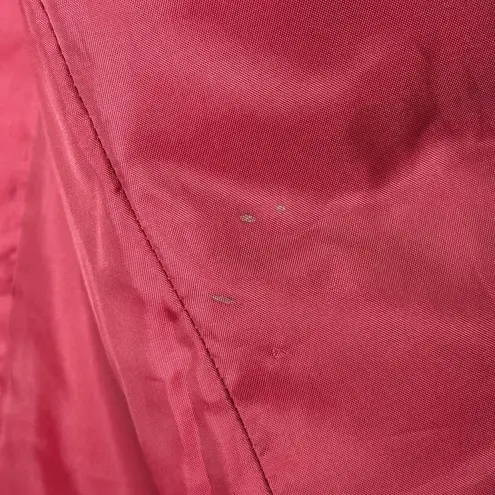 Talbots ‎ Puffer Jacket Womens Large Magenta Red Down Filled Quilted Vest