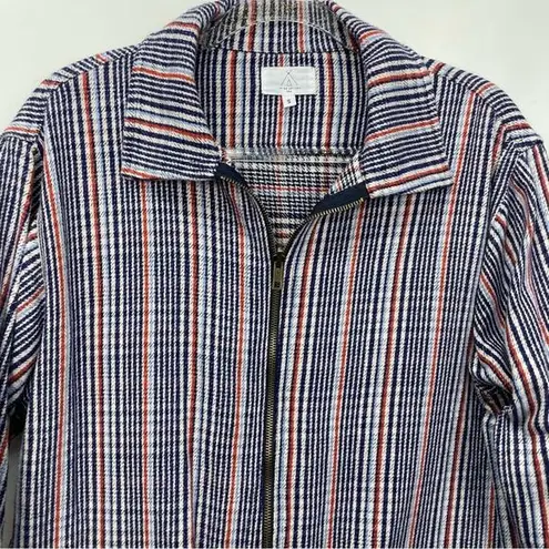 Tribe Kelley Oversized Shacket Size Small Striped