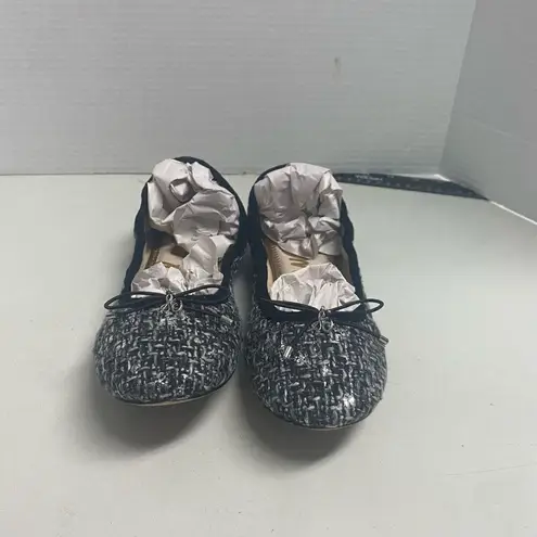 Sam Edelman SAM‎ EDELMAN Felicia Tweed Black & White Ballet Flats Size 7.5 M