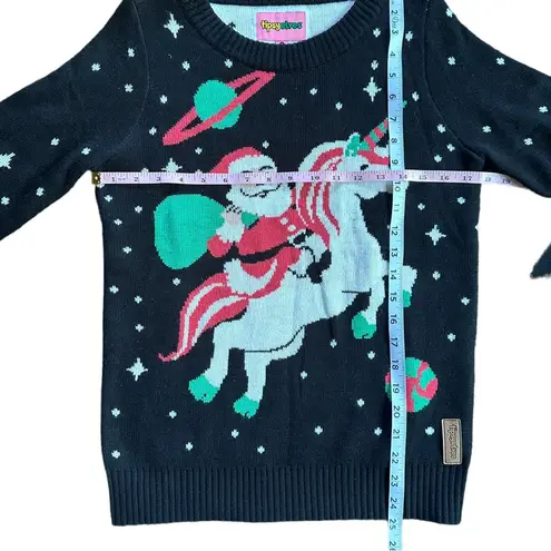 Tipsy Elves Women Santa Unicorn Ugly Christmas Sweater by Size Small